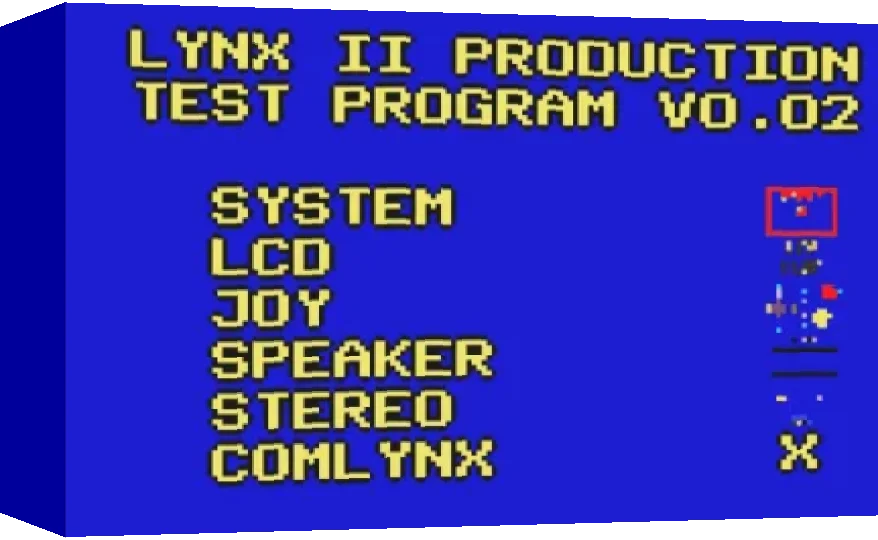 Lynx II Production Test Program — box-3D (US)