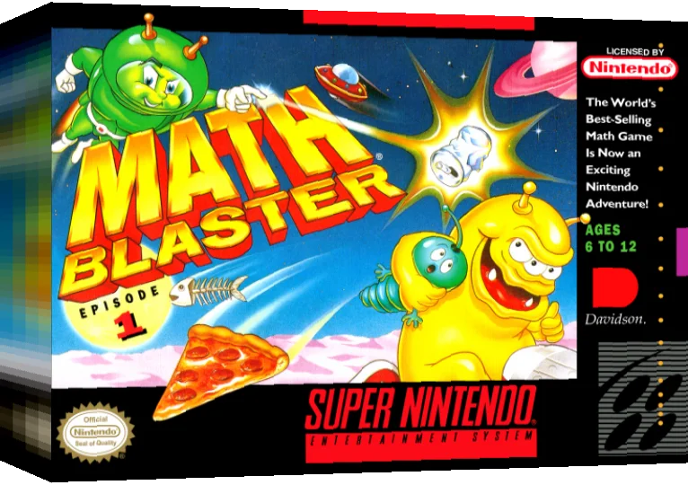 Math Blaster - Episode 1 — box-3D (US)