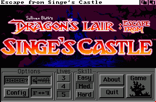 Dragon's Lair - Escape from Singe's Castle — sstitle (US)