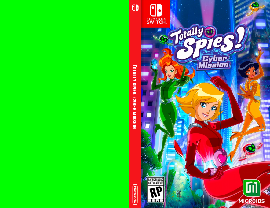 Totally Spies! Cyber Mission — box-texture (US)
