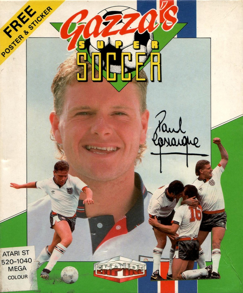 Gazza's Super Soccer box art