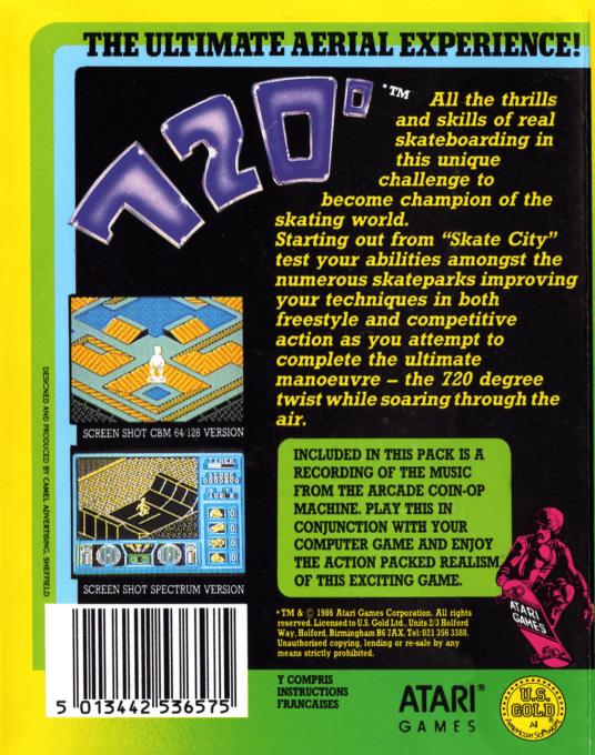 720 Degrees — box-2D-back (EU)