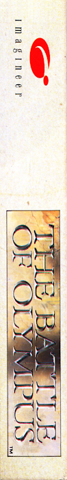 Battle Of Olympus, The — box-2D-side (EU)