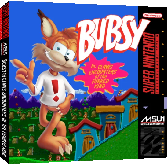 Bubsy in : Claws Encounters of the Furred Kind — box-3D (US)