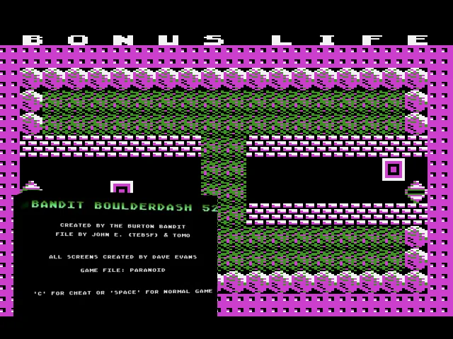 Bandit Boulderdash 52 — mixrbv2 (WOR)