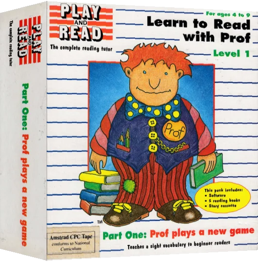 Learn To Read With Prof. Level 1 Part 2 — box-3D (EU)