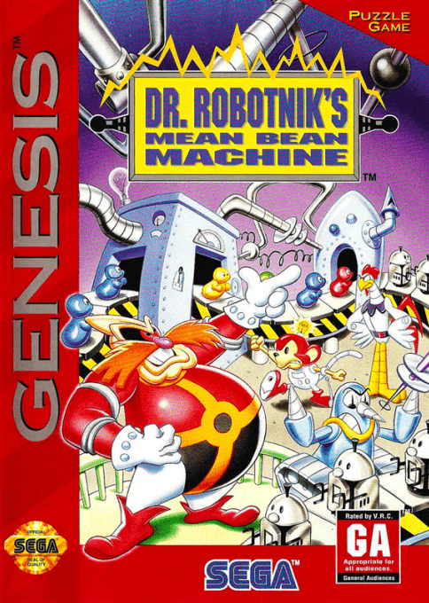 Dr. Robotnik's Mean Bean Machine box art