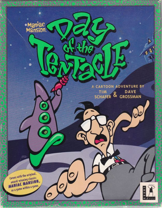 Maniac Mansion - Day of the Tentacle — box-2D (EU)