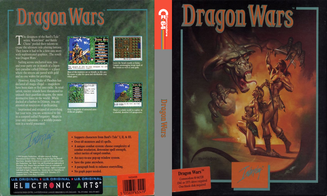 Dragon Wars — box-texture (EU)