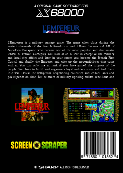 Empereur, L' — box-2D-back (SS)