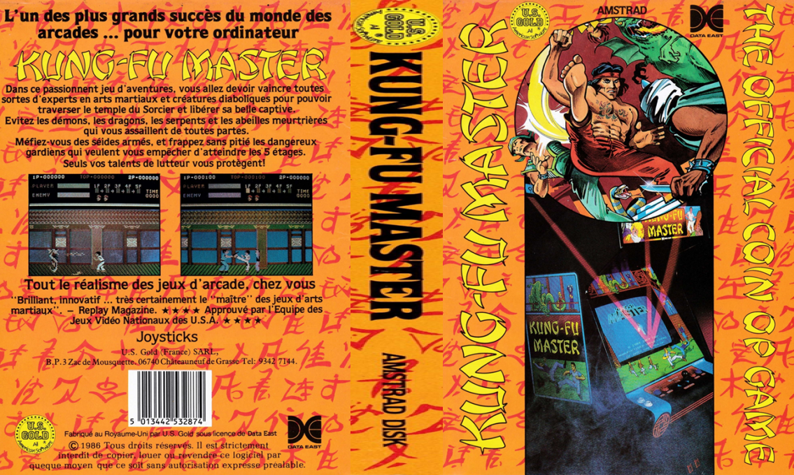 Kung-Fu Master — box-texture (FR)