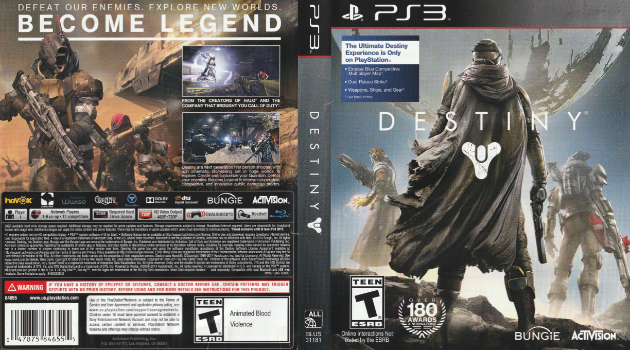 Destiny — box-texture (US)