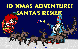 3d Xmas Adventure - Santa's Rescue box art