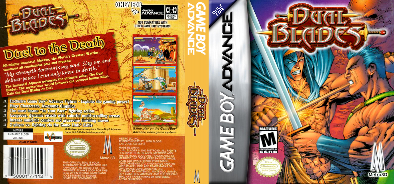 Dual Blades — box-texture (US)