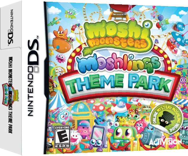 Moshi Monsters - Moshlings Theme Park — box-3D (US)