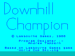 Downhill Champion — sstitle (WOR)