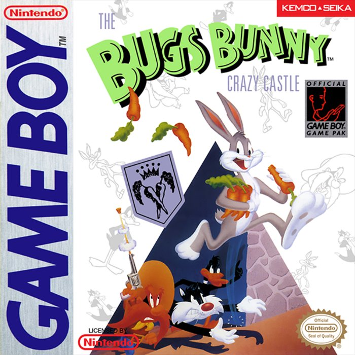 The Bugs Bunny Crazy Castle box art