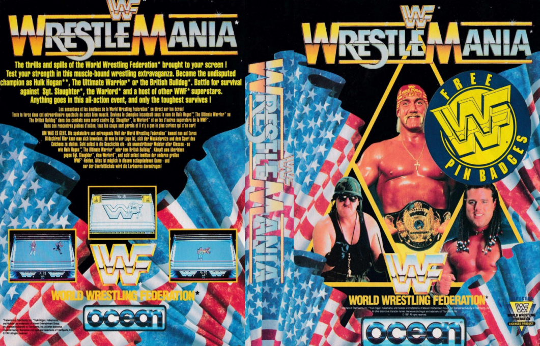 WWF Wrestlemania — box-texture (EU)