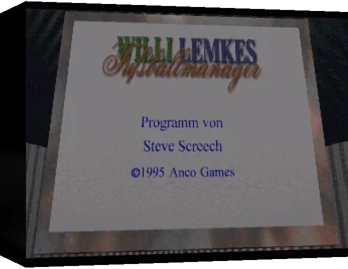 Willi Lemke's Fussballmanager — box-3D (WOR)