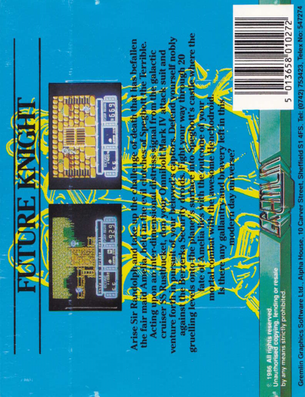 Future Knight — box-2D-back (EU)