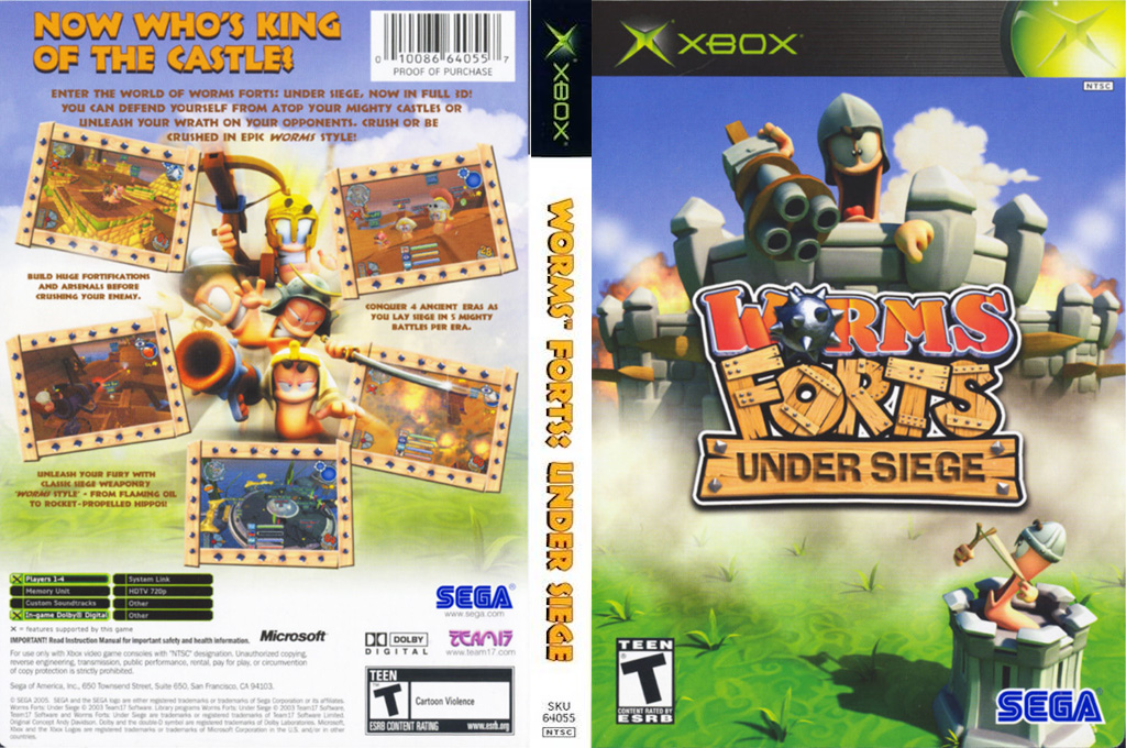 Worms Forts - Under Siege — box-texture (US)