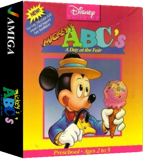 Mickey ABC - Une Journee a la Fete — box-3D (WOR)