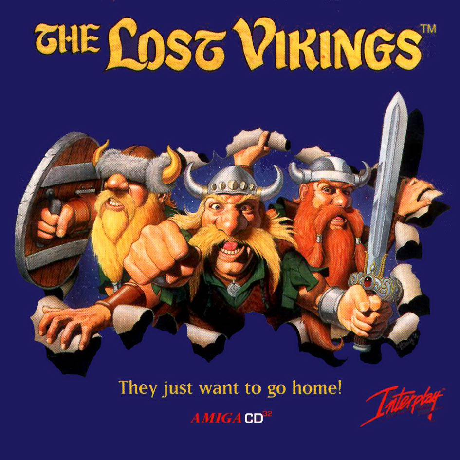 Lost Vikings, The box art