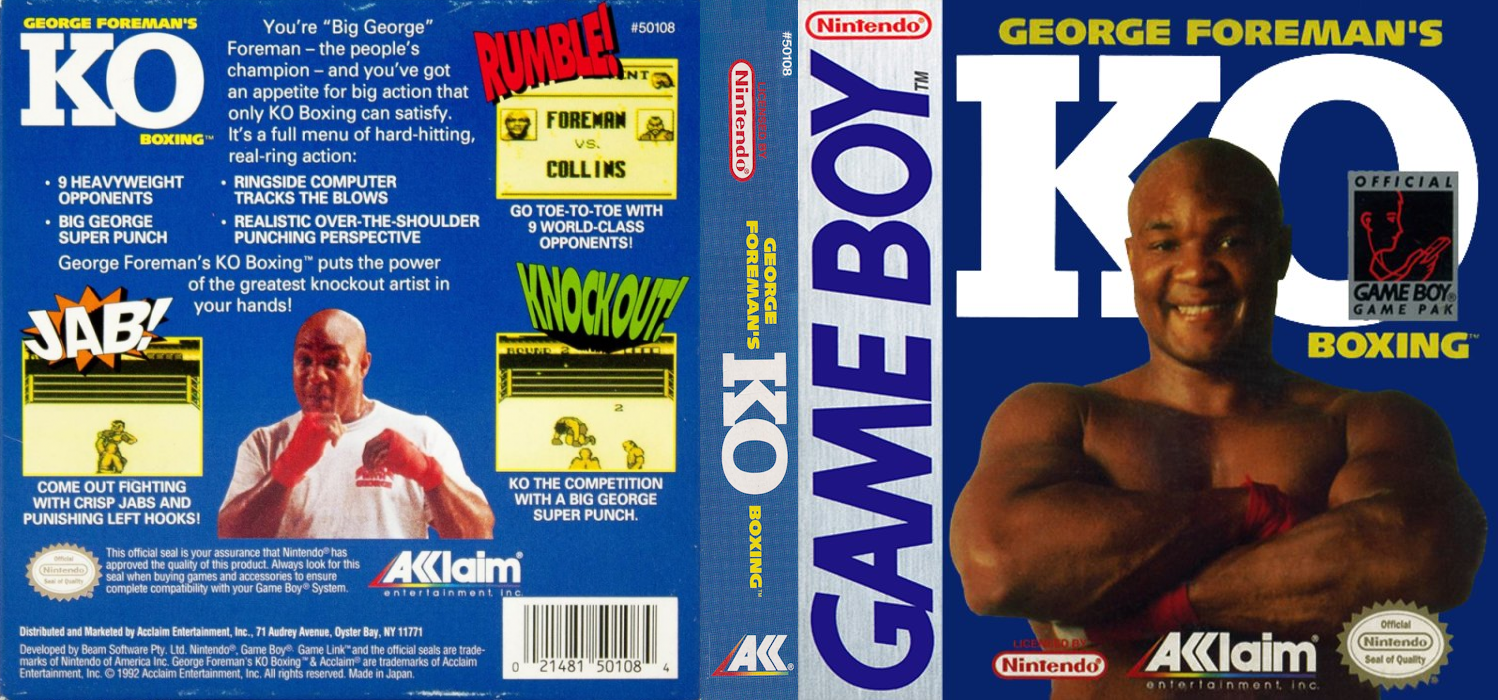 George Foreman's KO Boxing — box-texture (US)