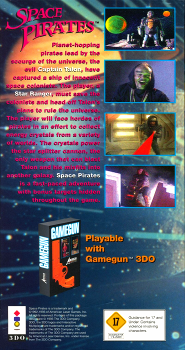 Space Pirates — box-2D-back (US)