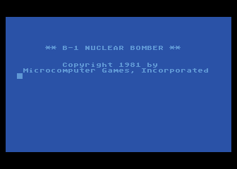 B-1 Nuclear Bomber — sstitle (US)