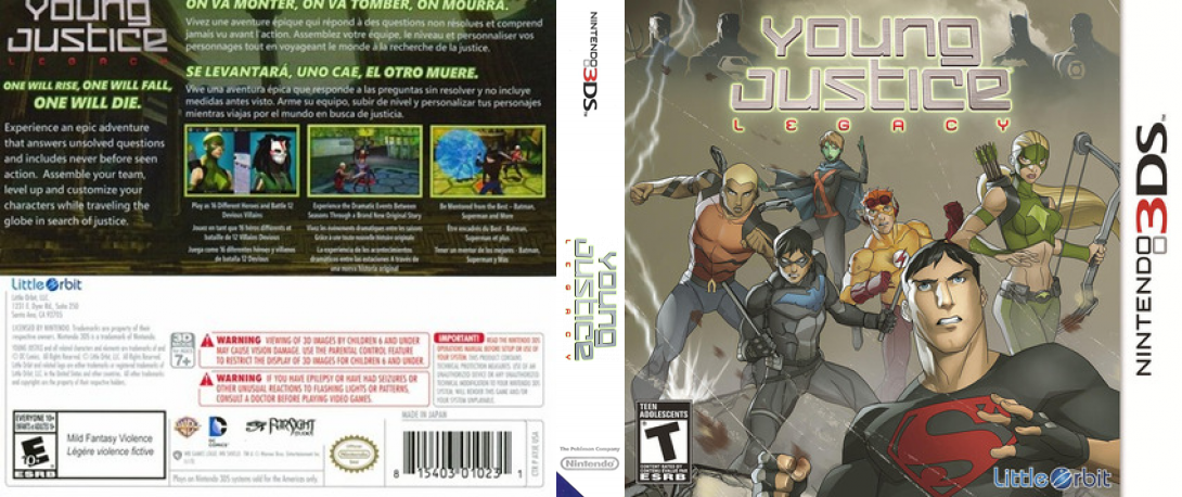 Young Justice : Legacy — box-texture (US)