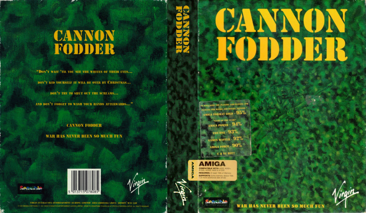 Cannon Fodder — box-texture (EU)
