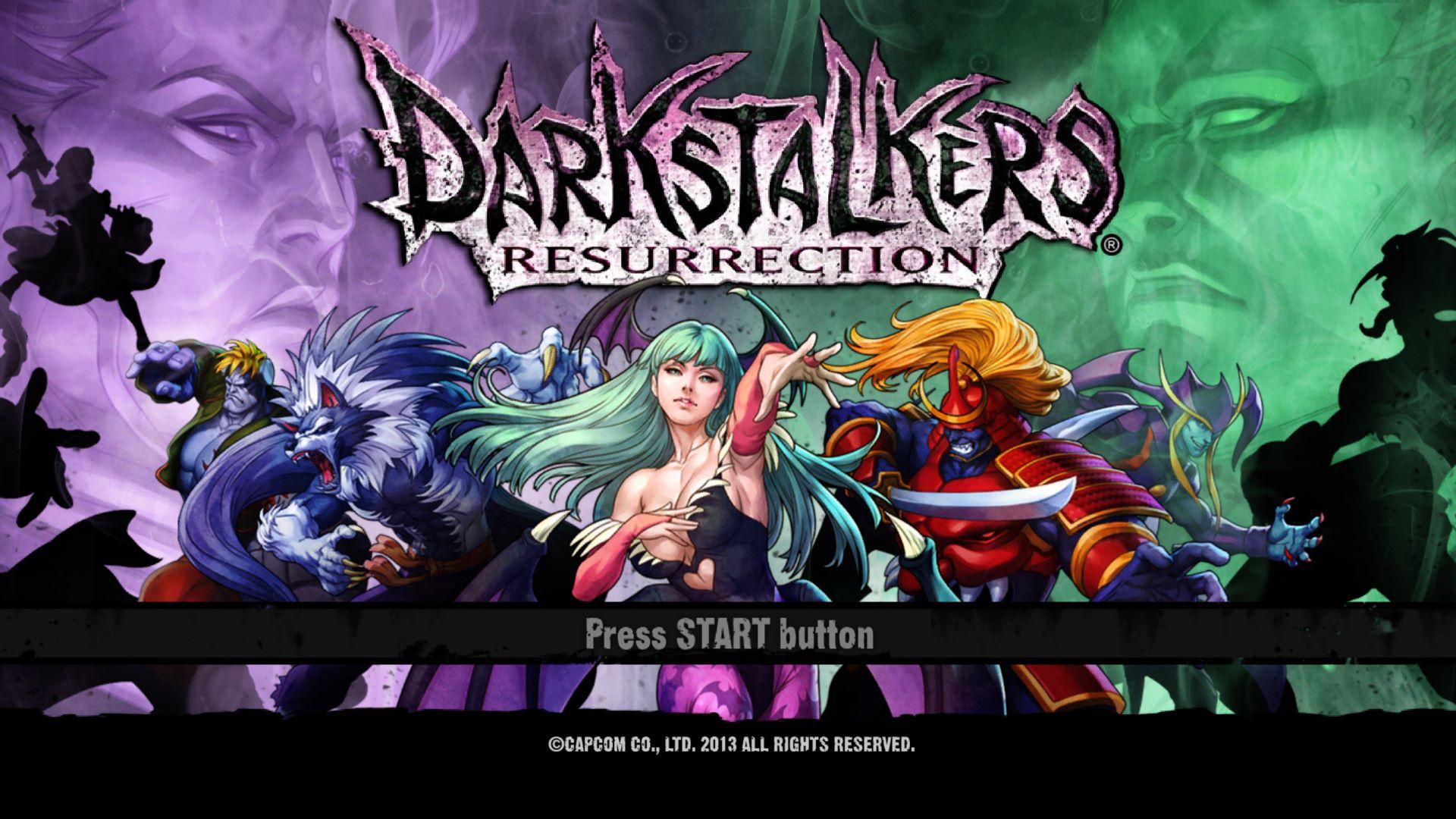 Darkstalkers Resurrection — sstitle (WOR)