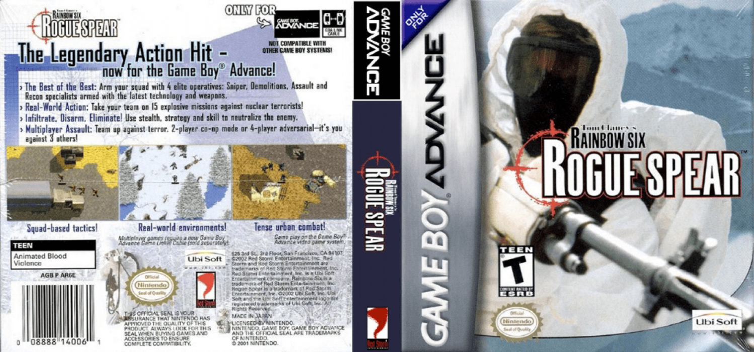 Tom Clancy's Rainbow Six - Rogue Spear — box-texture (US)