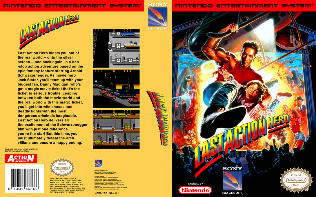 Last Action Hero — box-texture (US)