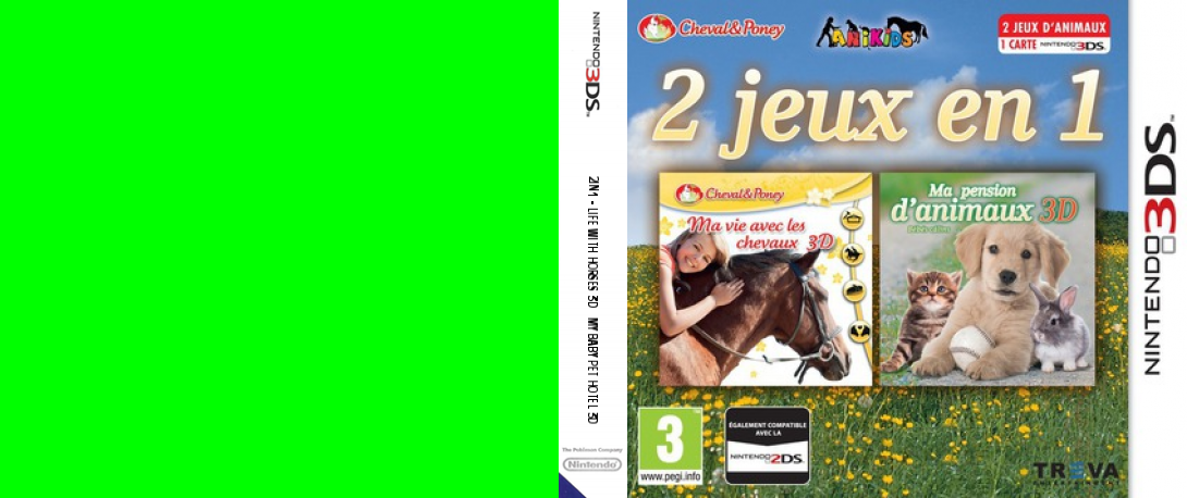 2in1 - Life with Horses 3D + My Baby Pet Hotel 3D — box-texture (FR)