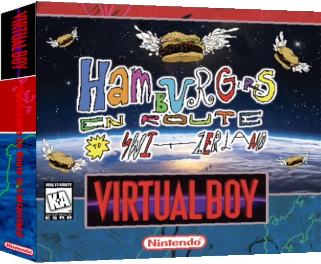 Hamburgers En Route to Switzerland — box-3D (US)