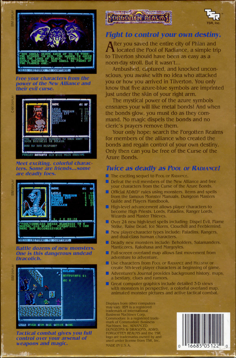 Curse Of The Azure Bonds — box-2D-back (US)