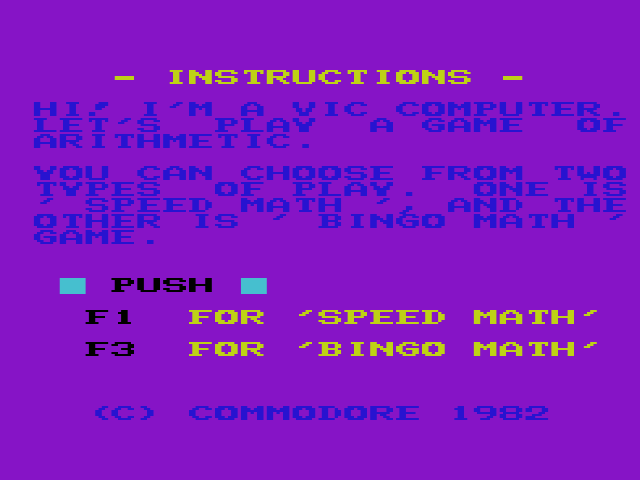 Speed Math & Bingo Math — sstitle (WOR)