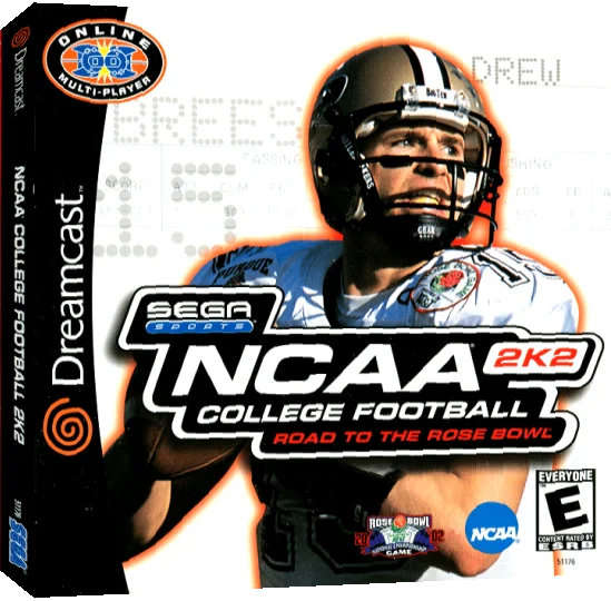 NCAA College Football 2K2 - Road to the Rose Bowl — box-3D (US)