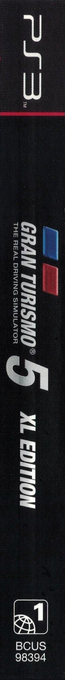 Gran Turismo 5 - XL Edition — box-2D-side (US)