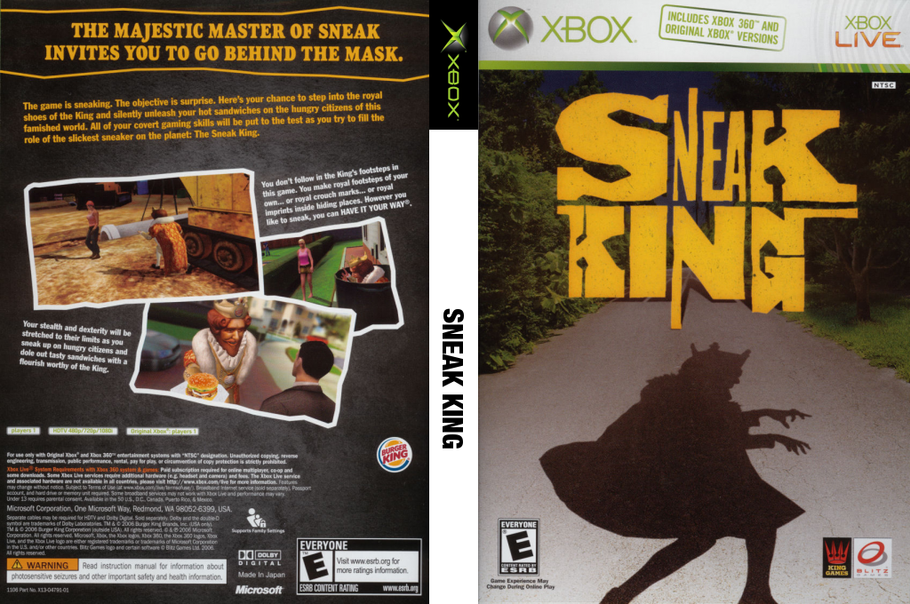 Sneak King — box-texture (US)