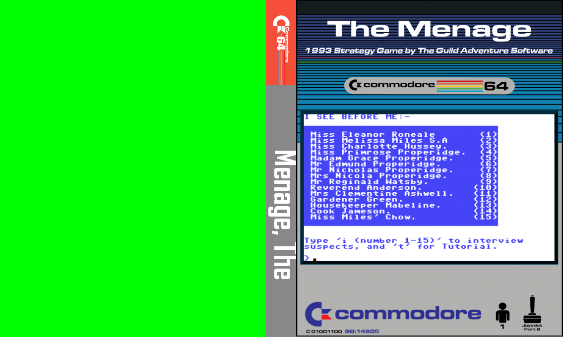 The Menage — box-texture (CUS)