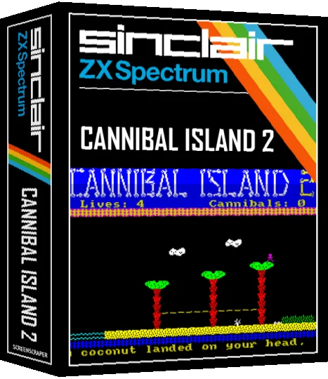Cannibal Island 2 — box-3D (SS)
