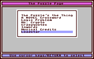 The Puzzle Page #099 — ss (WOR)