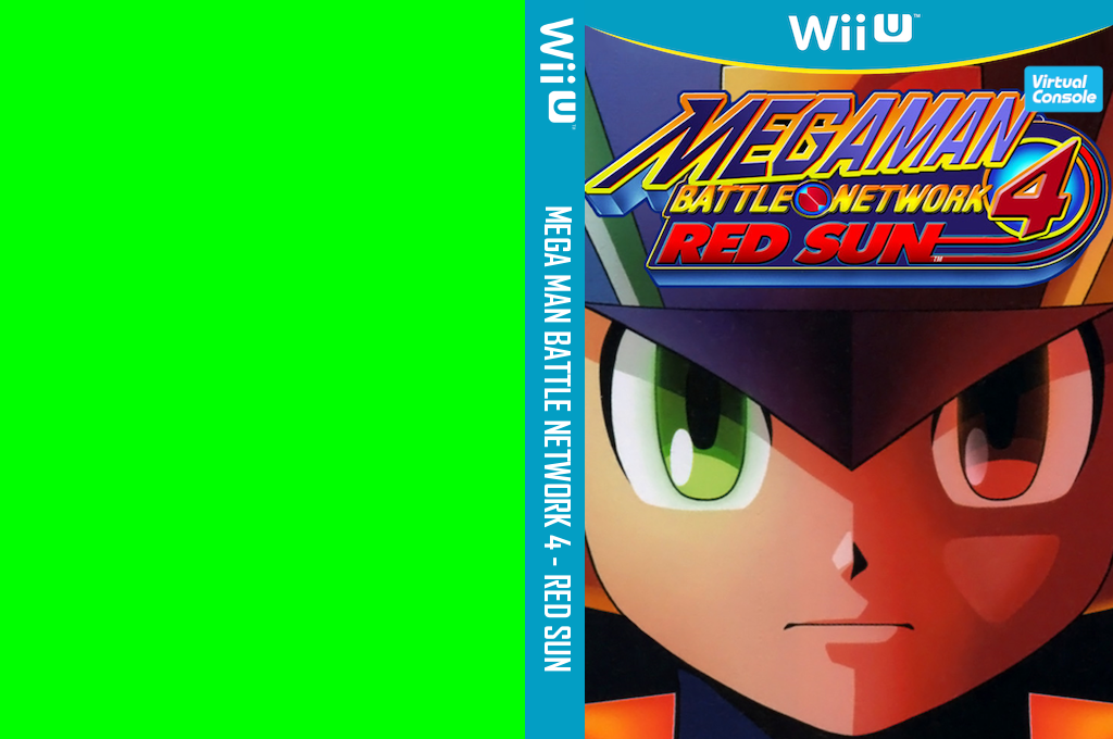 Megaman Battle Network 4 - Red Sun — box-texture (CUS)
