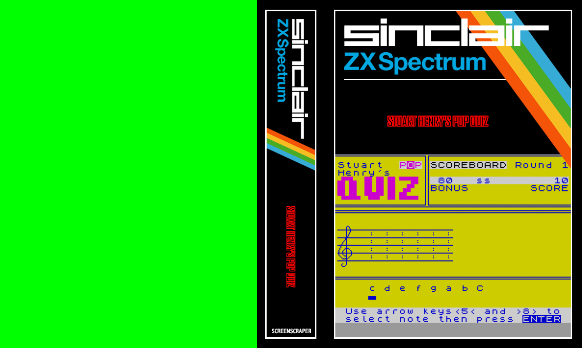 Stuart Henry's Pop Quiz — box-texture (SS)