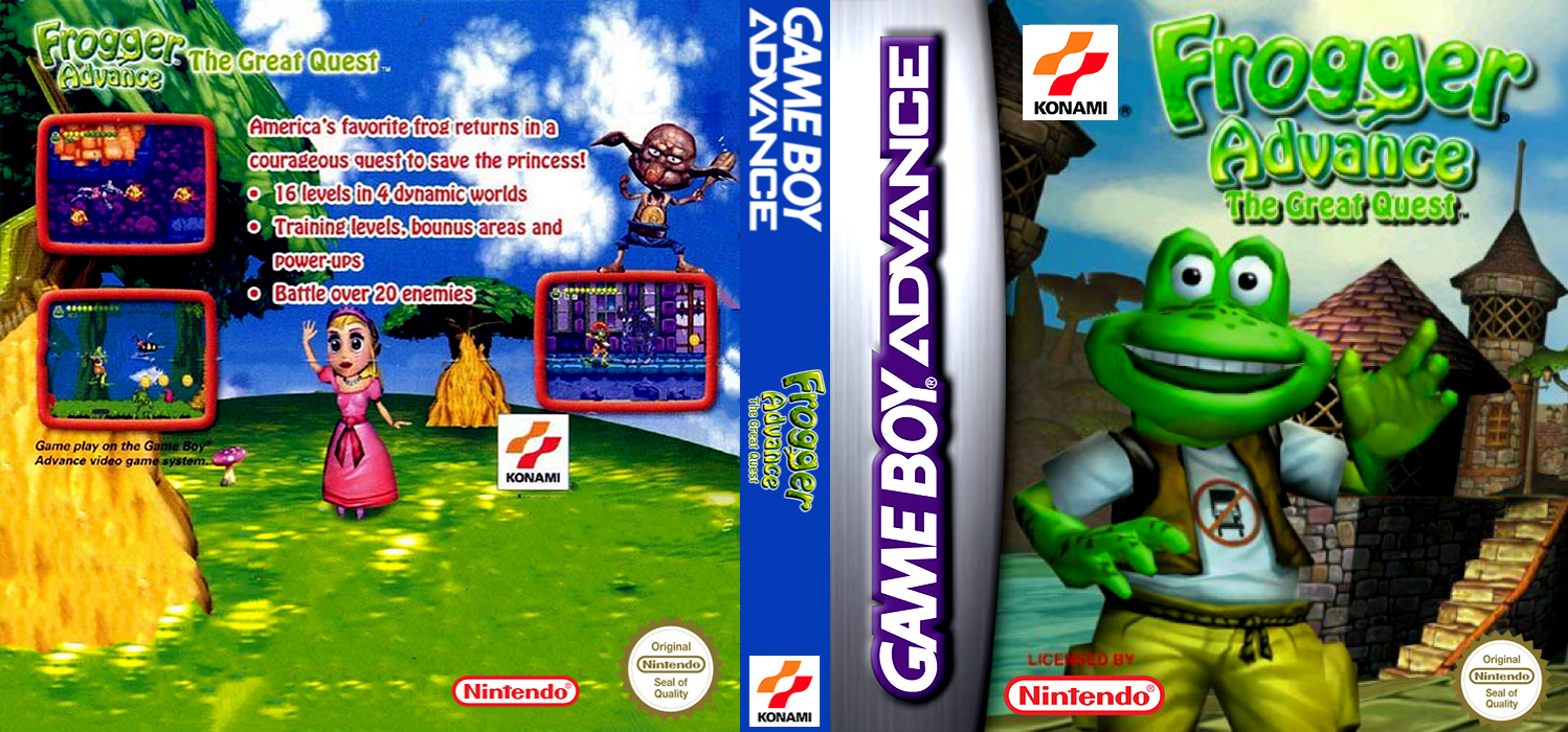 Frogger Advance - The Great Quest — box-texture (EU)