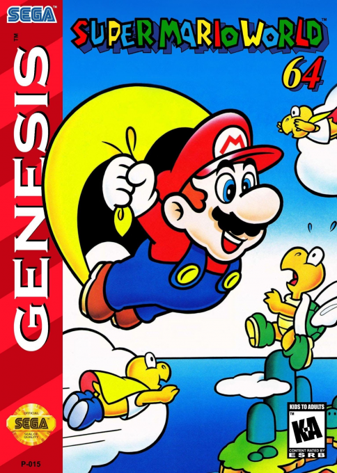 Super Mario World 64 box art