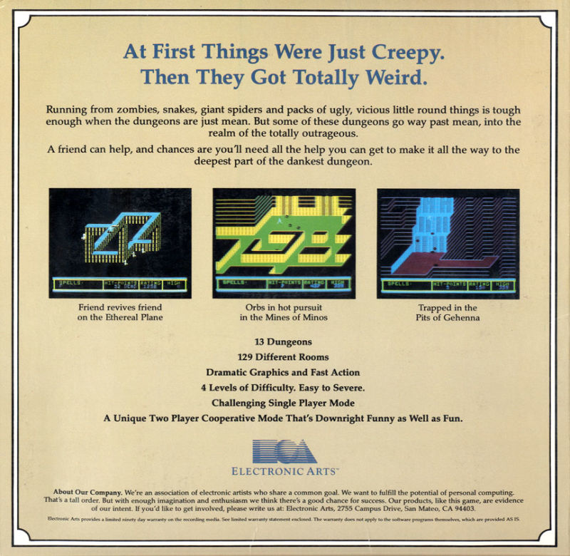 Realm of Impossibility — box-2D-back (US)
